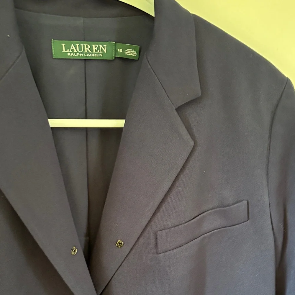 Ralph Lauren Classic Navy Blazer - Picture 3 of 5